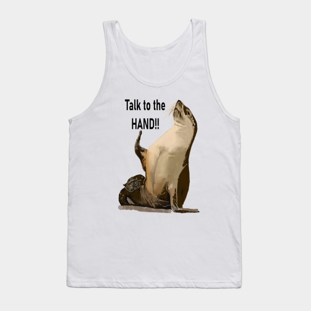 Sarcastic Aloof Seal! :o) Tank Top by angipangi7